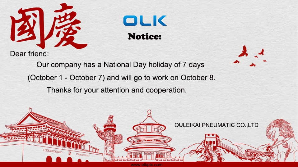 OLK Pneumatic National Day National Holiday