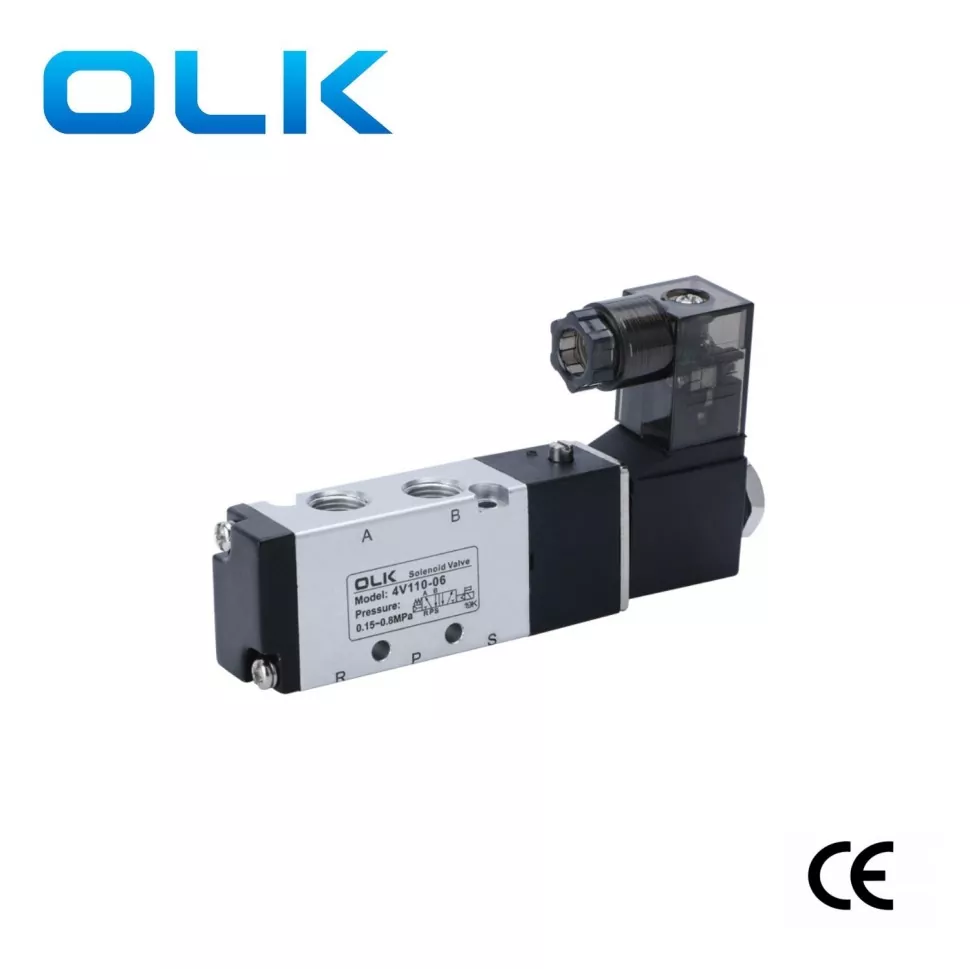 4V100 Supapă de solenoid 5 Way